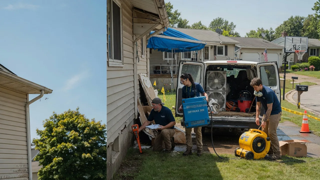 Ceiling Leak Cleanup in Herbster, WI near me